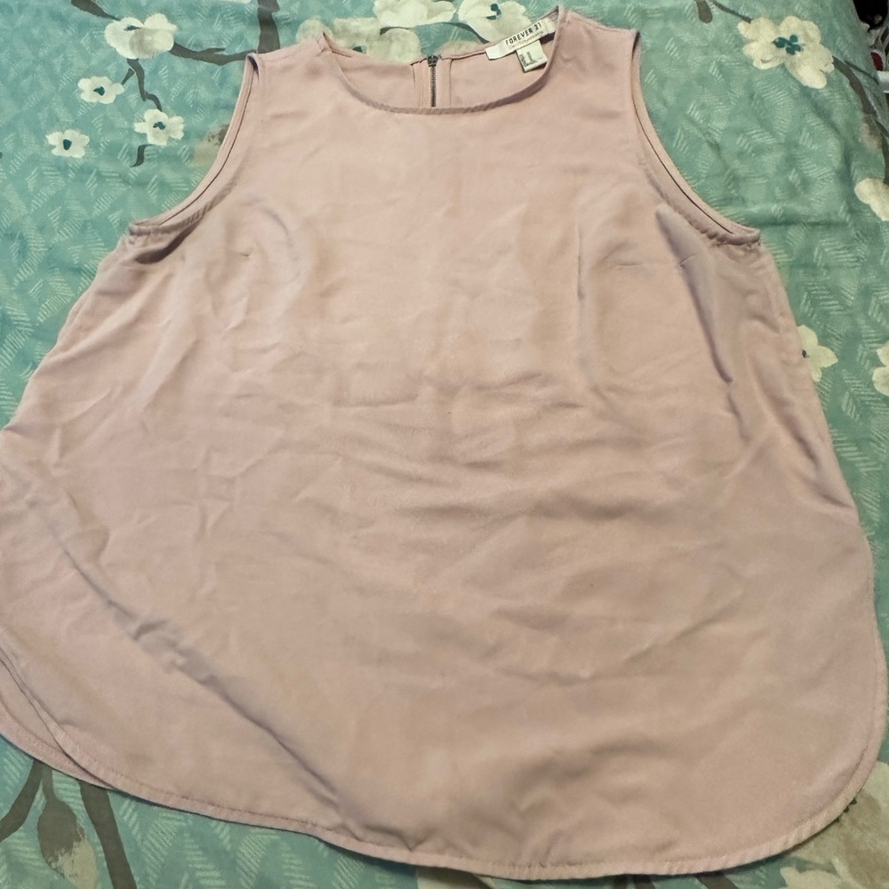 6 FOR $15 Pink medium dressy top forever 21